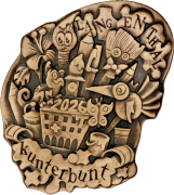 Plakette 2026 Kupfer